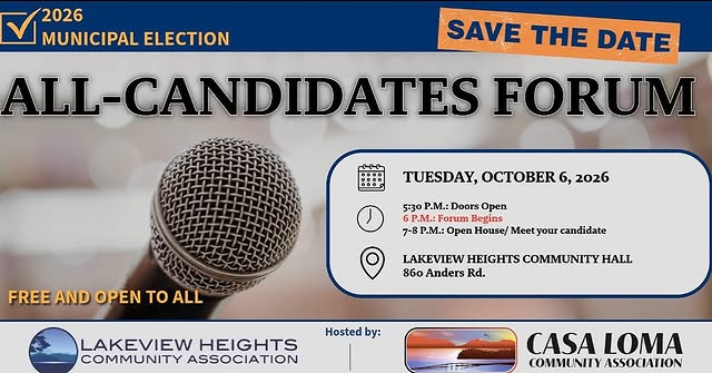 This week there are two great opportunities to come out and meet your candidates! Tuesday, October 6 📍 Lakeview Heights Community Hall Doors open at 5:30 PM Wednesday, October 7 📍 Westbank Lions Hall Doors open at 5:30 PM I encourage you 